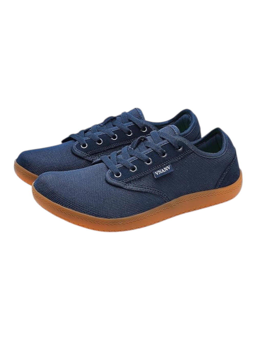 VNANV Women's Barefoot Walking Non-Slip Shoes Wide Toe Box Size 6 Blue/Gum, NEW